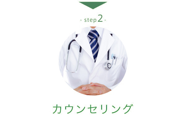 step3 カウンセリング