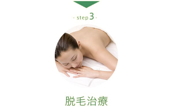 step4 脱毛治療